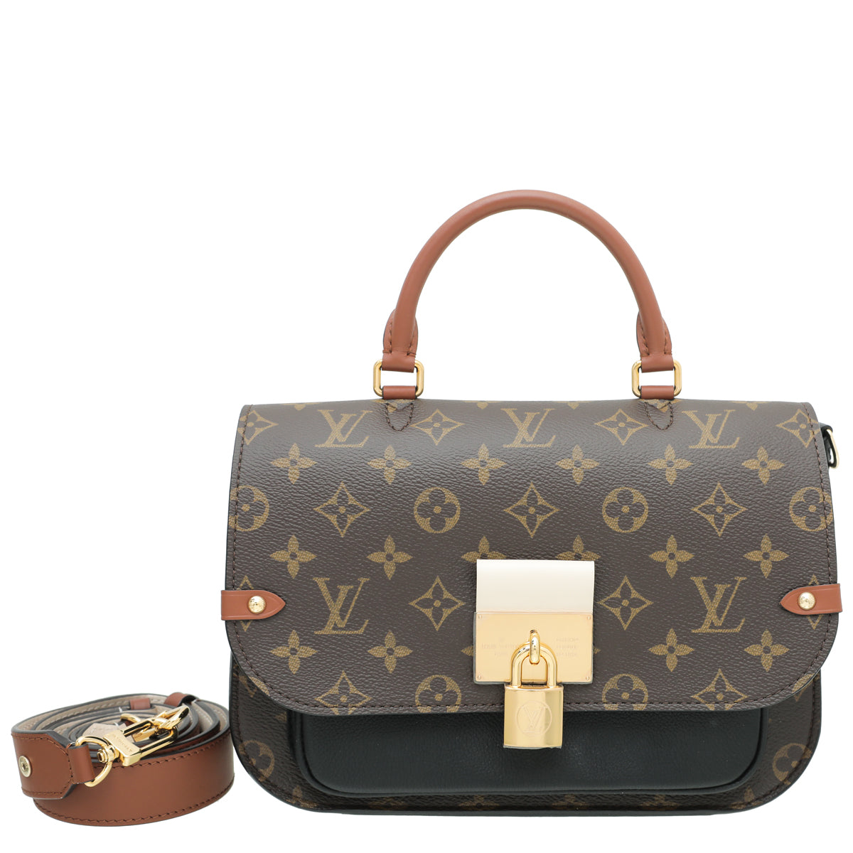 Louis Vuitton Noir Monogram Vaugirard Bag-Louis Vuitton-THE CLOSET