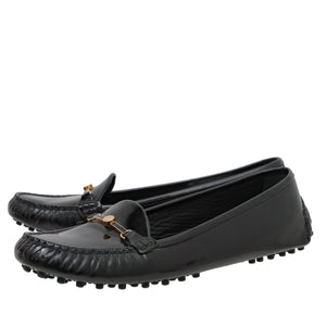Louis Vuitton Black Vernis Bar Bar Laiders 38.5