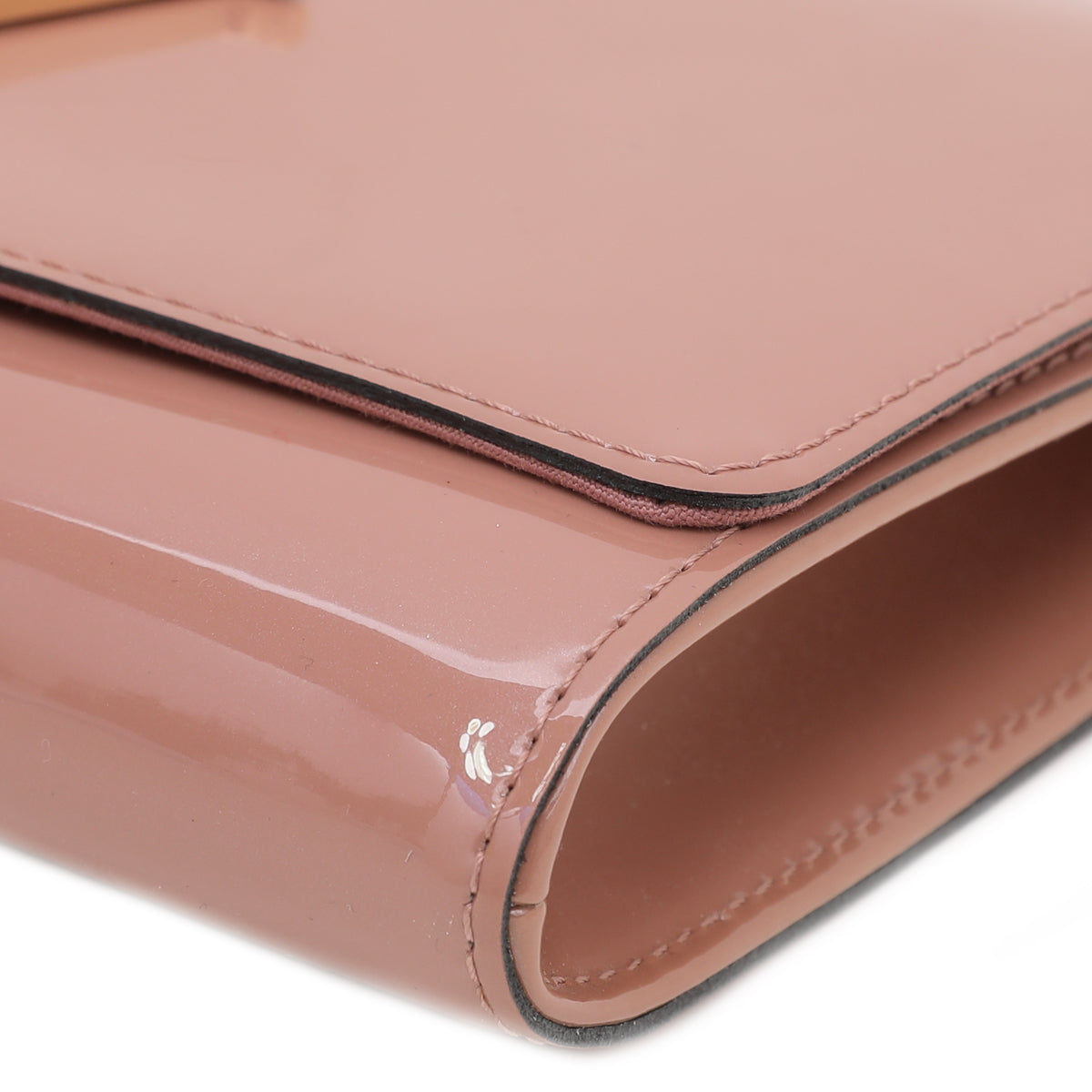 Louis Vuitton Sobe Rose Velour Vernis Louise Clutch-Louis Vuitton-THE CLOSET