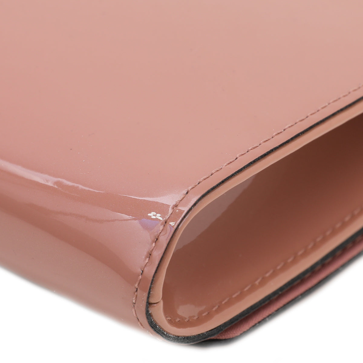 Louis Vuitton Sobe Rose Velour Vernis Louise Clutch-Louis Vuitton-THE CLOSET