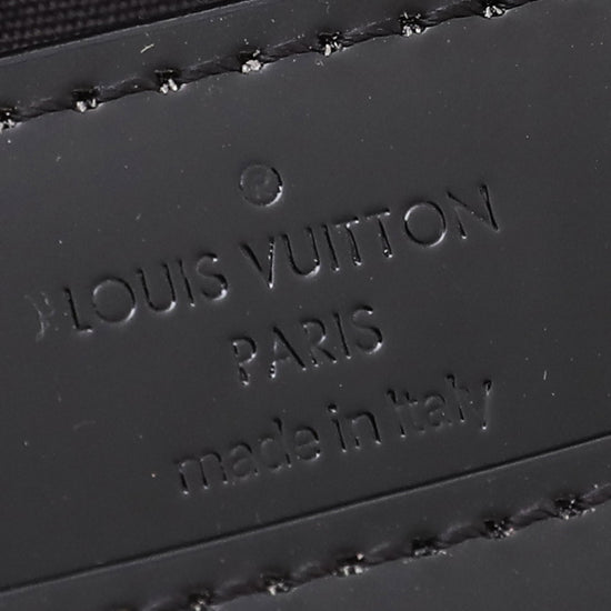 Louis Vuitton Black Vernis Louise Clutch
