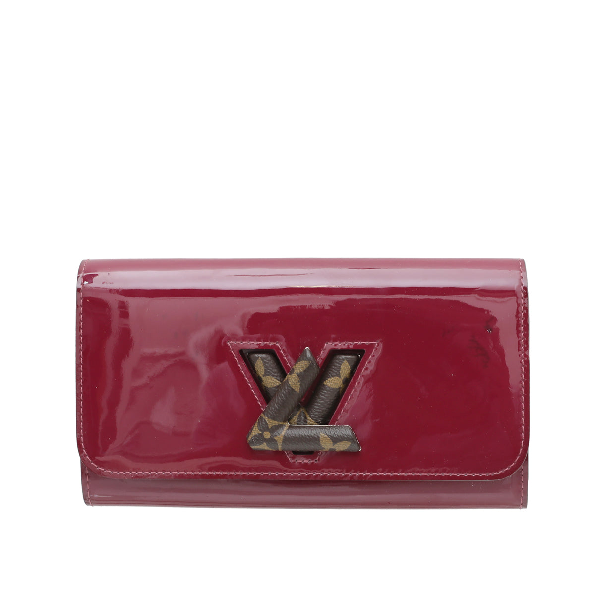 Louis Vuitton Amethyste Vernis Monogram twist wallet-Louis Vuitton-THE CLOSET