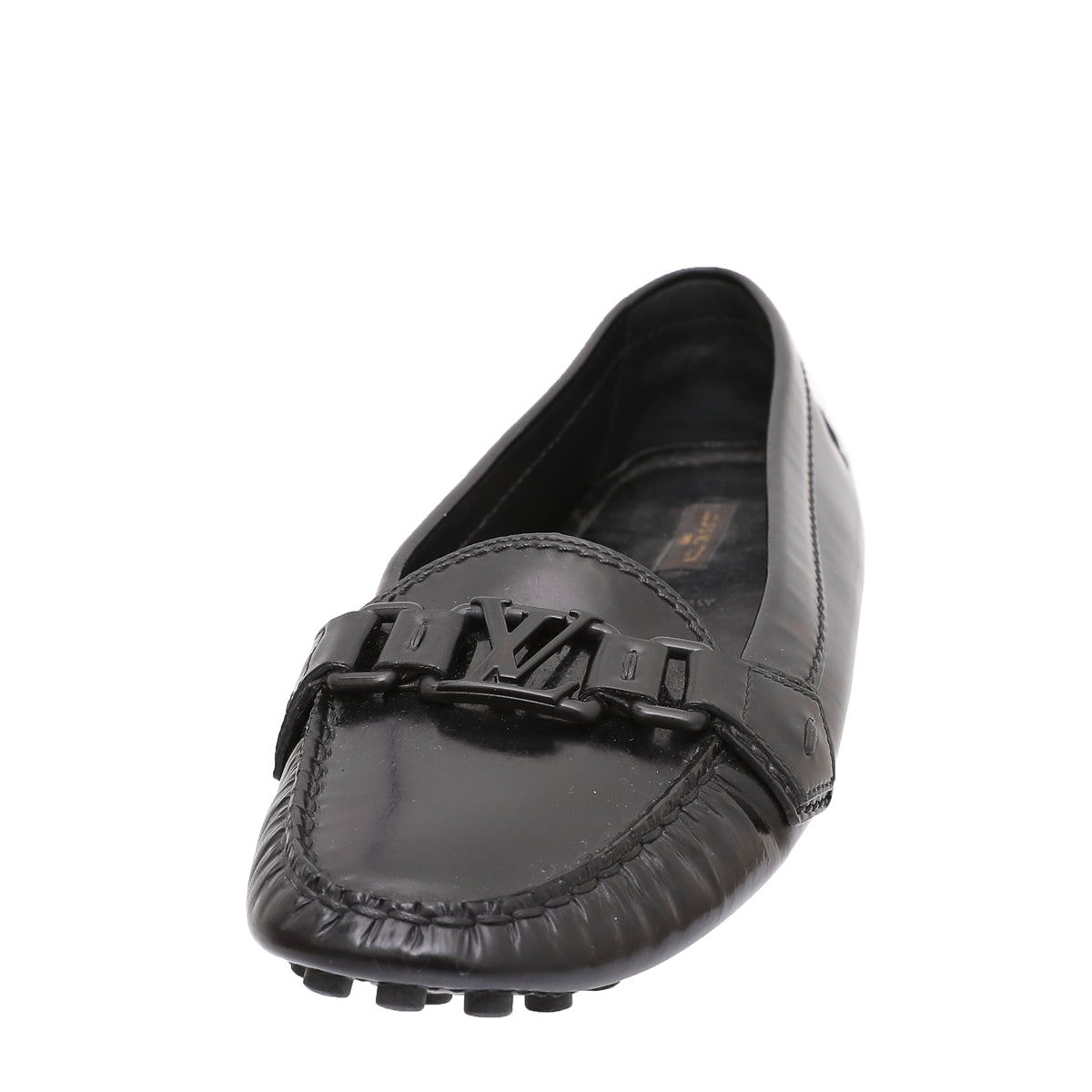Louis Vuitton Black Vernis Oxford Loafers 39.5-Louis Vuitton-THE CLOSET