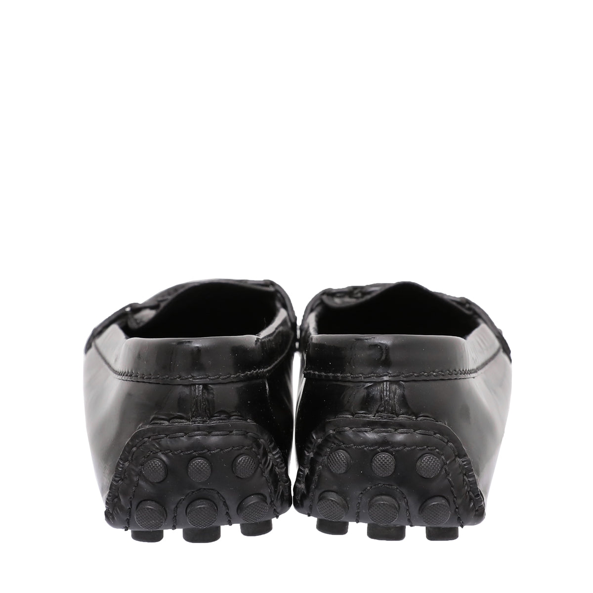 Louis Vuitton Black Vernis Oxford Loafers 39.5-Louis Vuitton-THE CLOSET