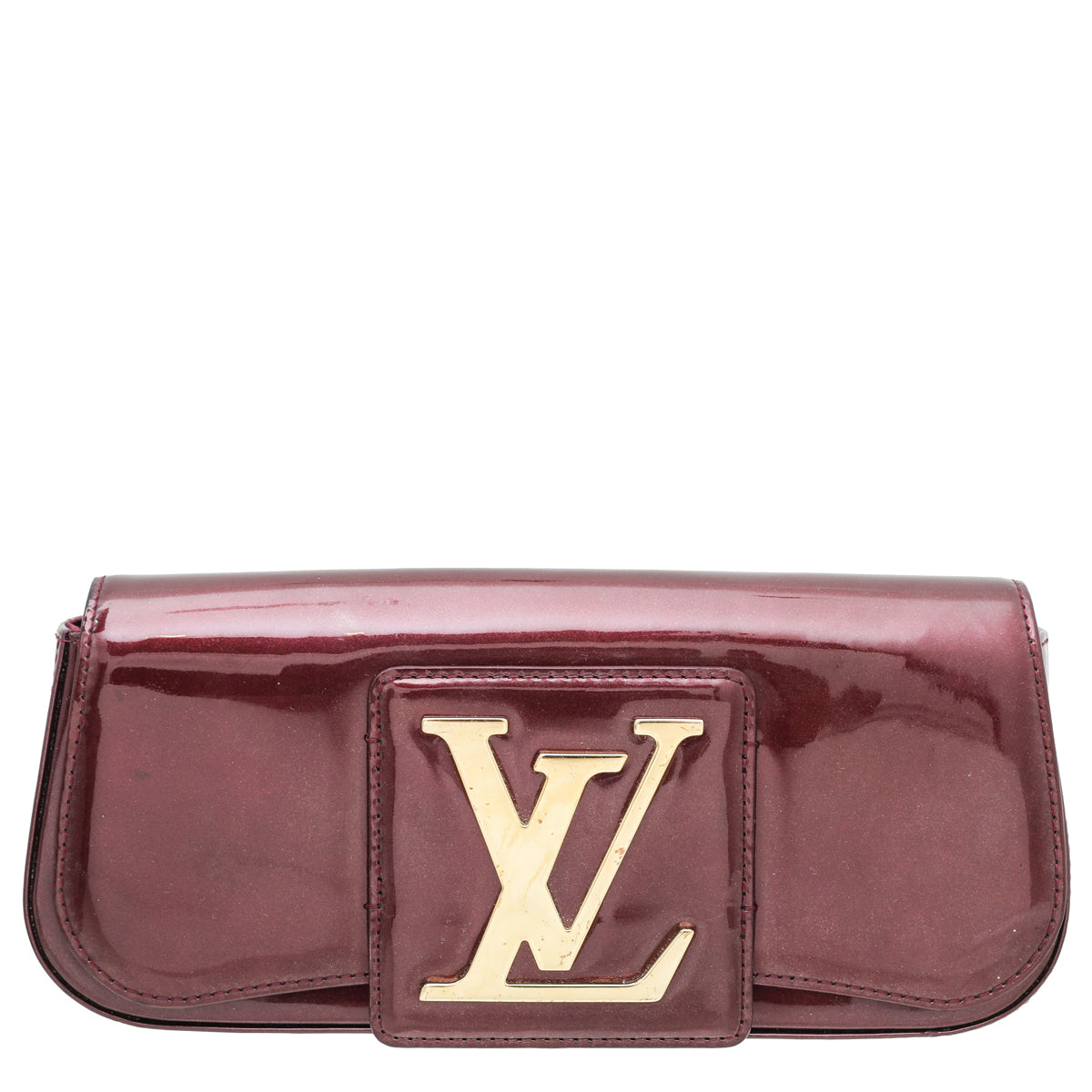 Louis Vuitton Rouge Fauviste Vernis Sobe Clutch-Louis Vuitton-THE CLOSET
