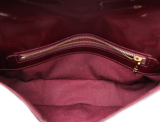 Louis Vuitton Women's Rouge Fauviste Vernis Pochette Sobe Clutch Bag