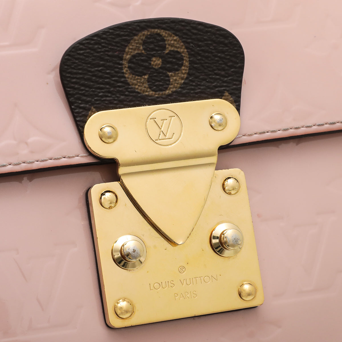 LOUIS VUITTON Vernis Spring Street Hand Bag Marshmallow Pink M91033 Auth  st096 Patent leather ref.460733 - Joli Closet