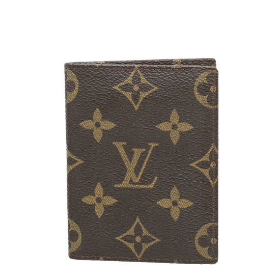 LV Louis Vuitton Monogram Money Clip Wallet