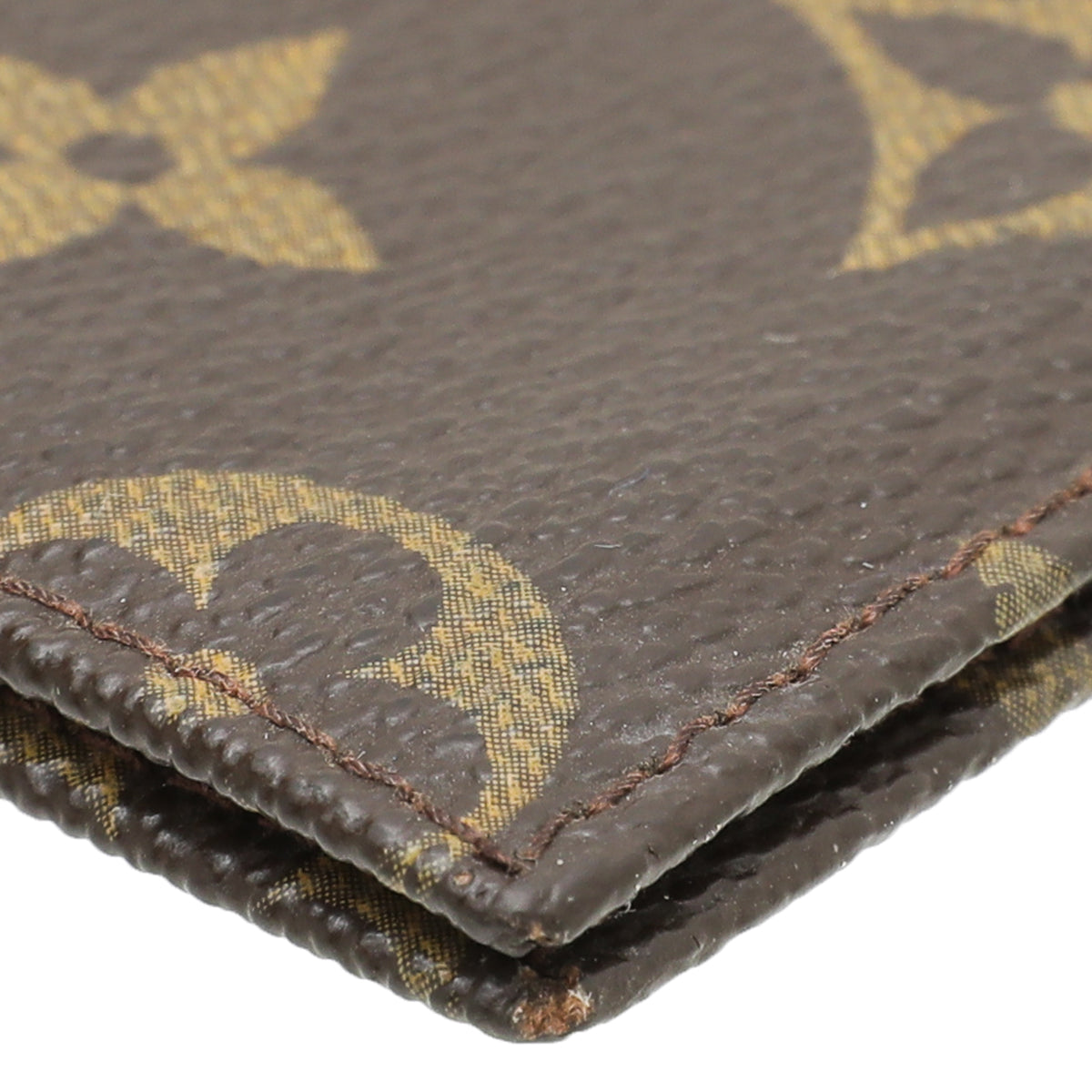 Louis Vuitton Brown Vintage Monogram Money Clip Wallet-Louis Vuitton-THE CLOSET