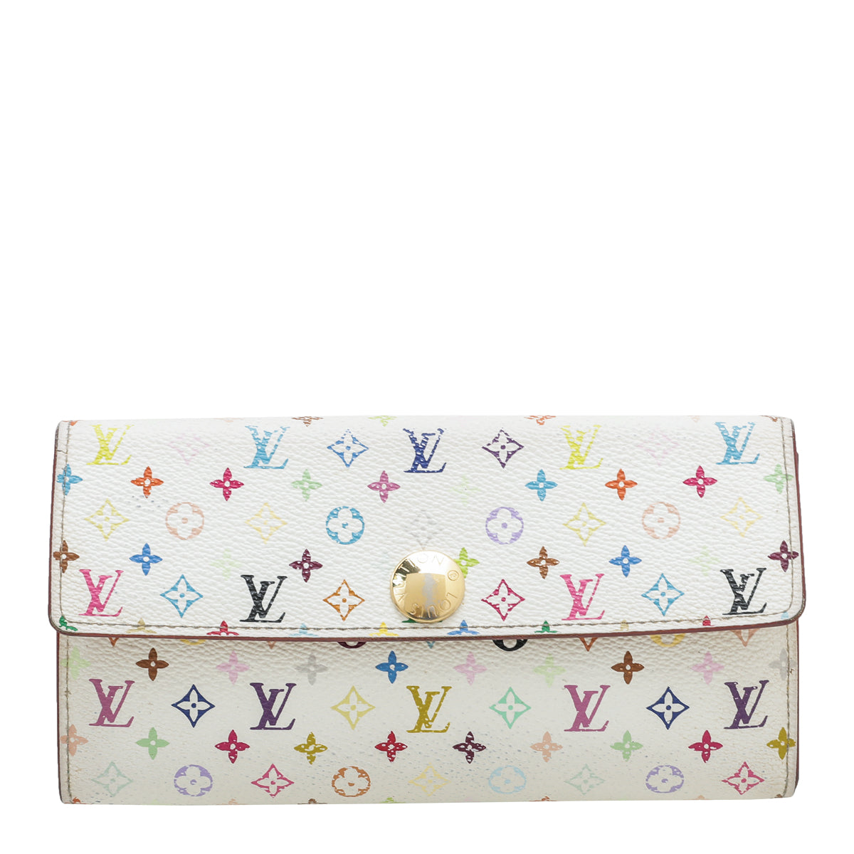 Louis Vuitton White Monogram Sarah Wallet-Louis Vuitton-THE CLOSET