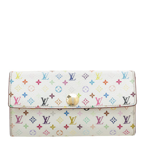 Louis Vuitton White Monogram Sarah Wallet
