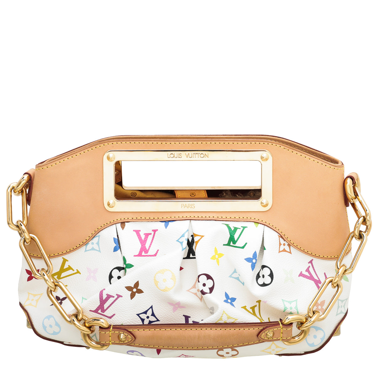 Louis Vuitton White Multicolor Judy PM Bag-Louis Vuitton-THE CLOSET