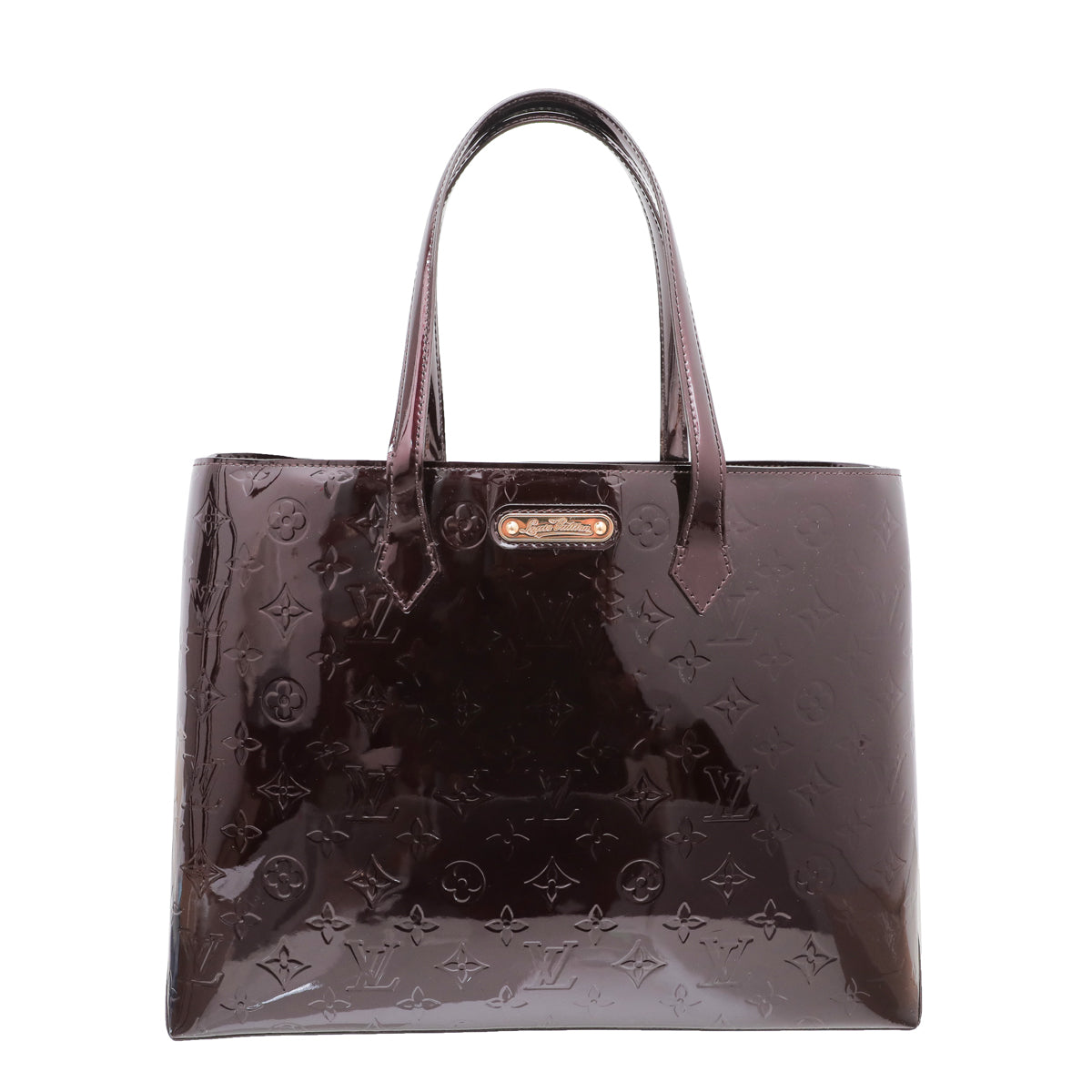 Louis Vuitton Amarante Monogram Vernis Wilshire MM Bag-Louis Vuitton-THE CLOSET