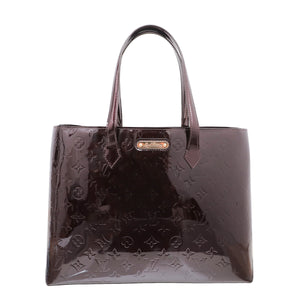 Louis Vuitton Amarante Monogram Vernis Wilshire MM Bag