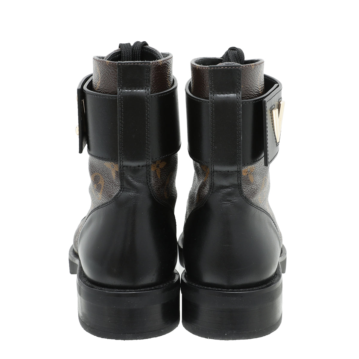 Louis Vuitton Wonderland Ranger Black Leather Boots
