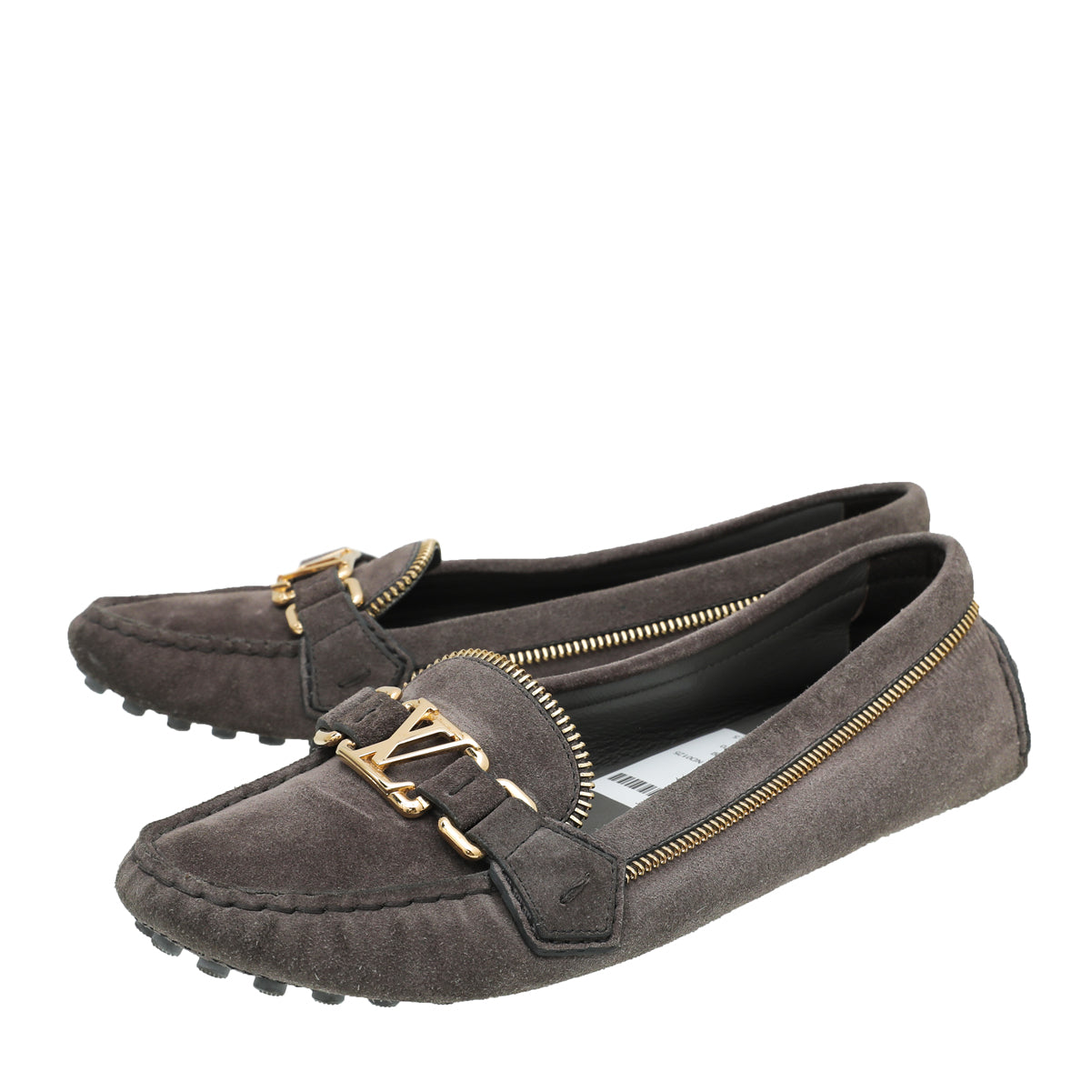 Louis Vuitton Zipper Oxford Loafers 38-Louis Vuitton-THE CLOSET
