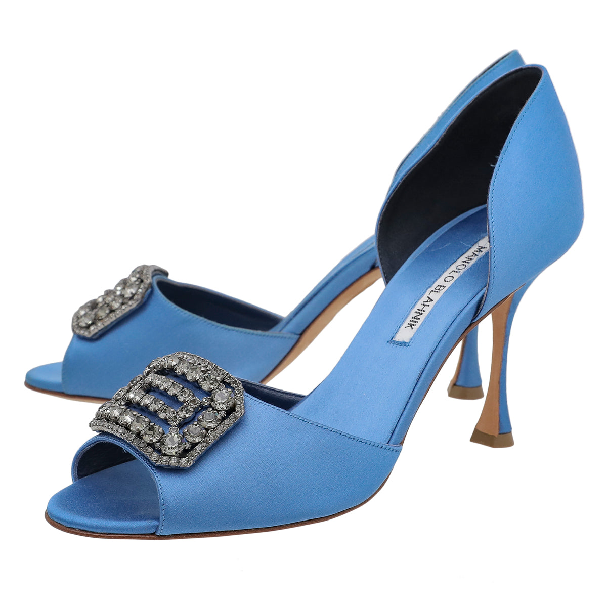 Manolo Blahnik Blue Alicia Pumps 39-Manolo Blahnik-THE CLOSET