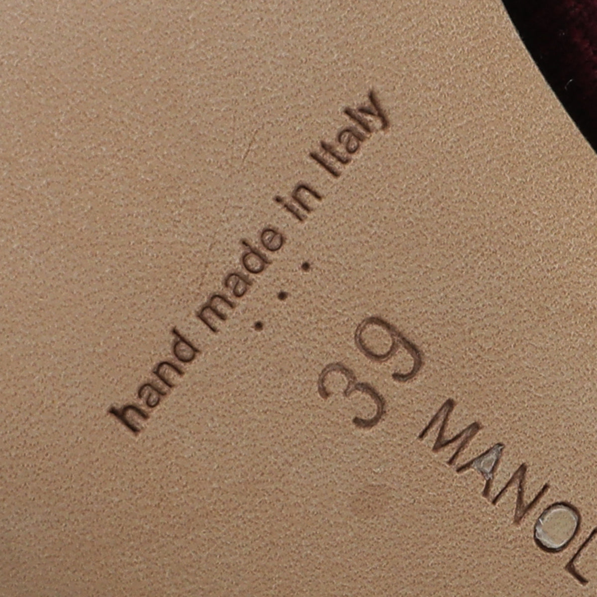 Manolo Blahnik Burgundy Velvet Hangisi Pumps 39-Manolo Blahnik-THE CLOSET