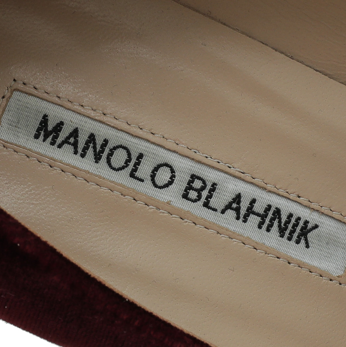 Manolo Blahnik Burgundy Velvet Hangisi Pumps 39-Manolo Blahnik-THE CLOSET