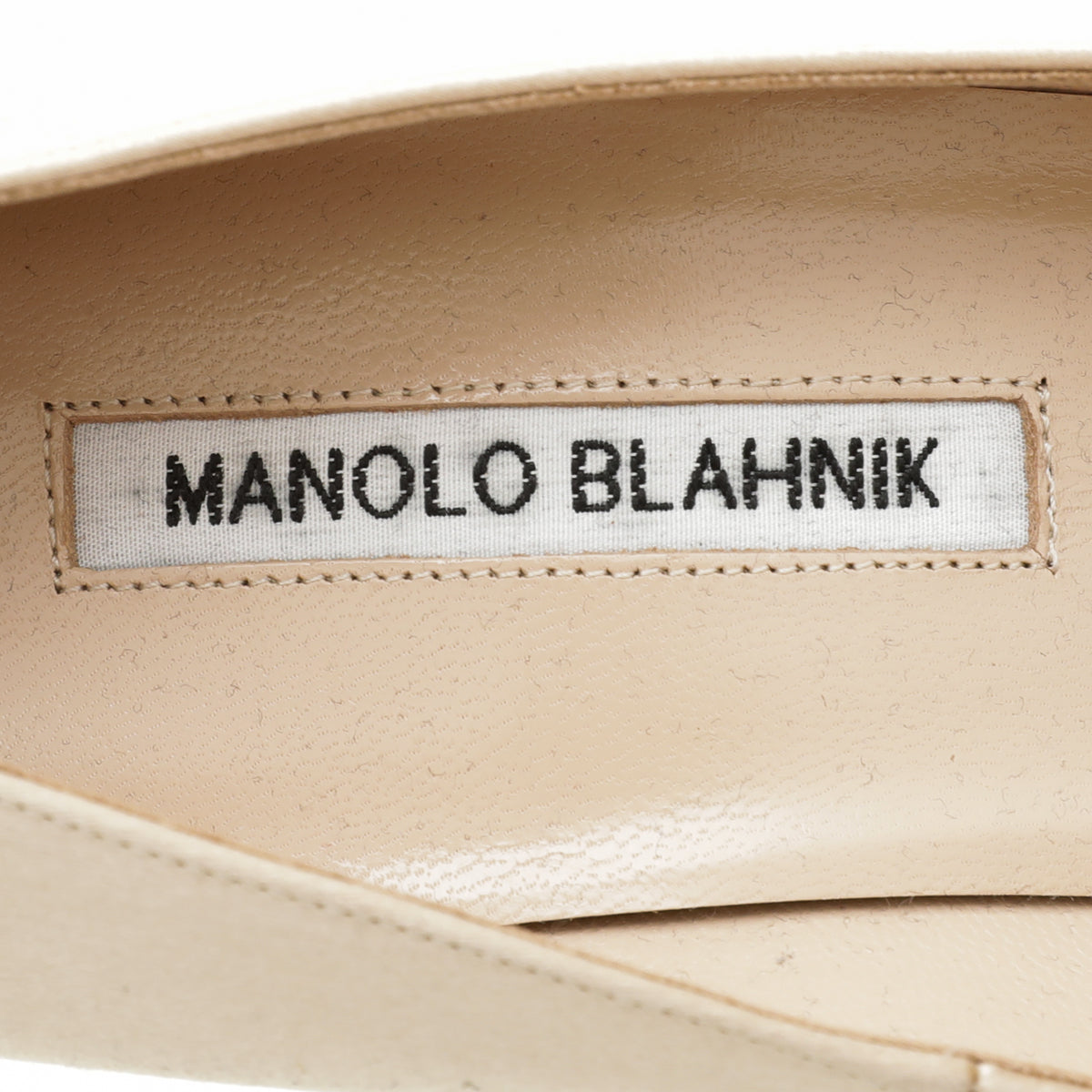 Manolo Blahnik Champagne Satin Okkava 105mm Pump 42-Manolo Blahnik-THE CLOSET