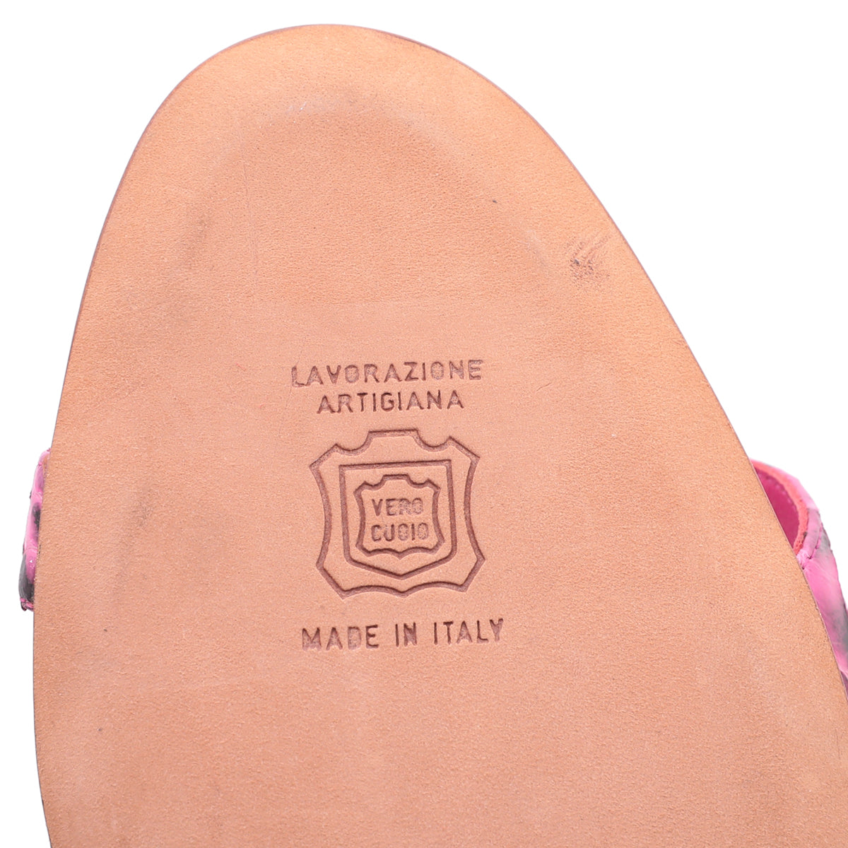 Manolo Blahnik Fuschia Python Ankle Strap Sandals 41-Manolo Blahnik-THE CLOSET