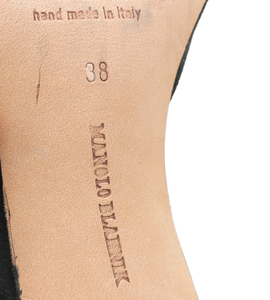 Manolo Blahnik Black Suede Carolyne Mules 38-Manolo Blahnik-THE CLOSET