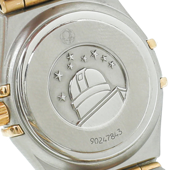 Omega 18K Yellow Gold ST.ST Diamond MOP Constellation 22 Watch