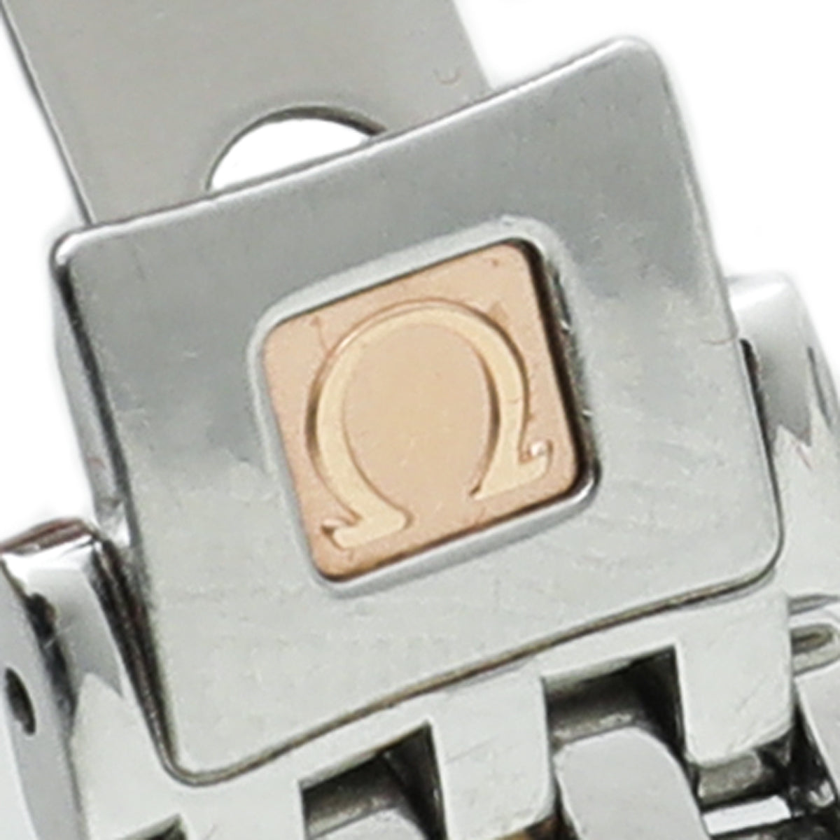 Omega 18K Yellow Gold Steel Diamonds De Ville Prestige Quartz 27.4mm Watch-Omega-THE CLOSET