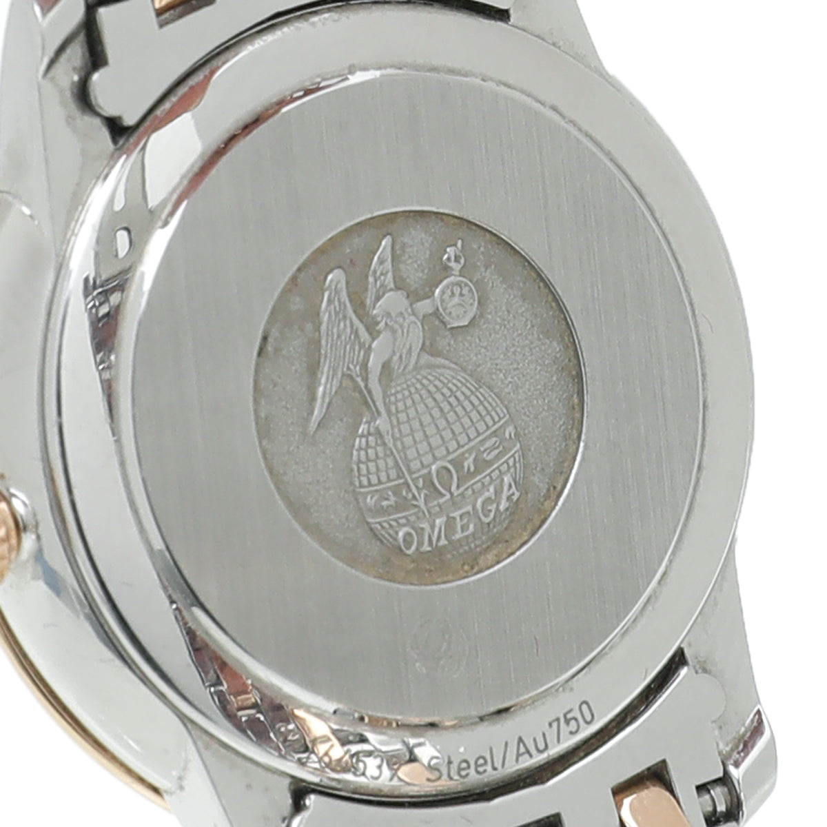 Omega 18K Yellow Gold Steel Diamonds De Ville Prestige Quartz 27.4mm Watch-Omega-THE CLOSET