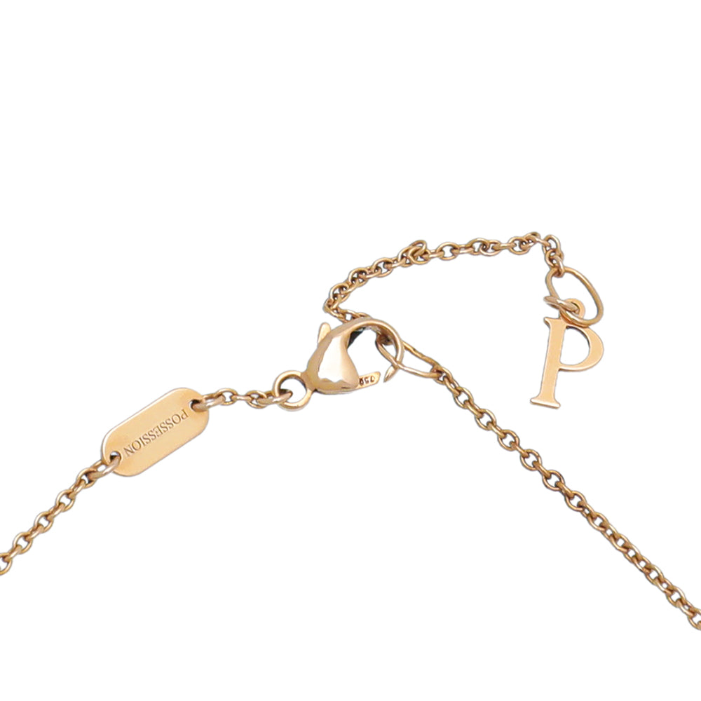 Piaget 18K Pink Gold Possession W- Carnelian Necklace-Piaget-THE CLOSET