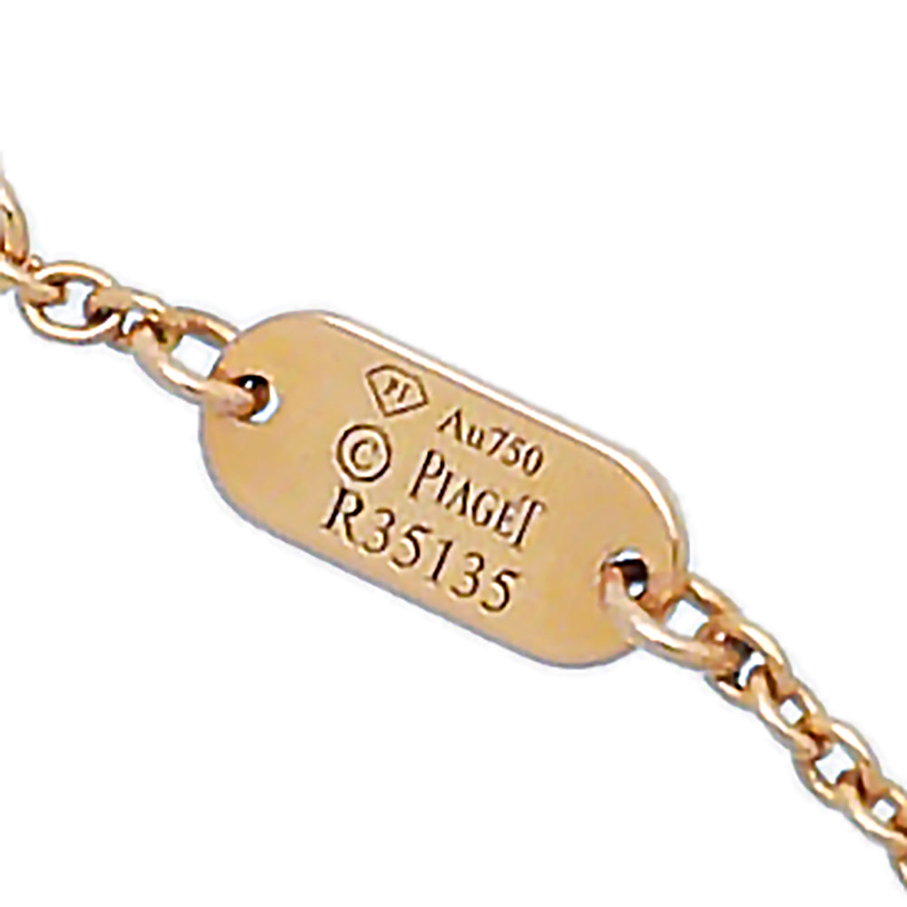 Piaget 18K Pink Gold Possession W- Carnelian Necklace-Piaget-THE CLOSET