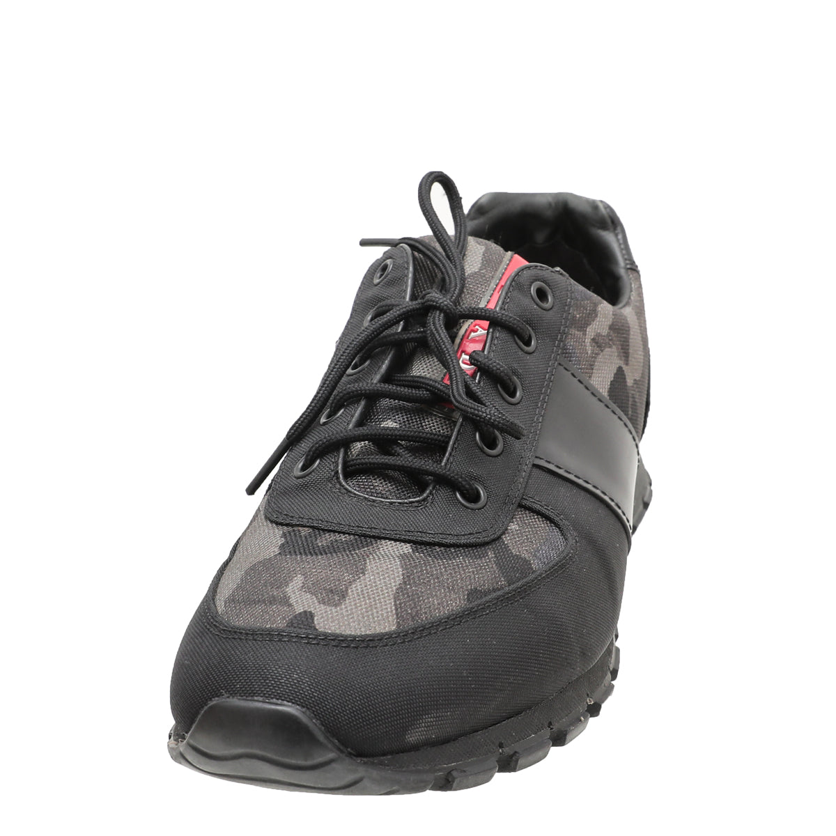 Prada Bicolor Nylon Camou Men Sneakers 8.5-Prada-THE CLOSET