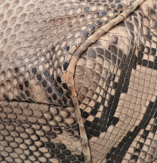 Prada Bicolor Pesca-Tamari Python Iniside Bag