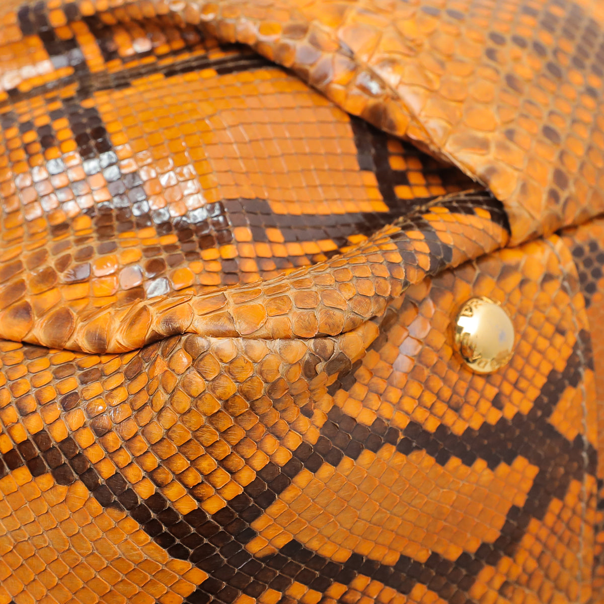 Prada Mustard Yellow Python Shopping Tote Bag – THE CLOSET