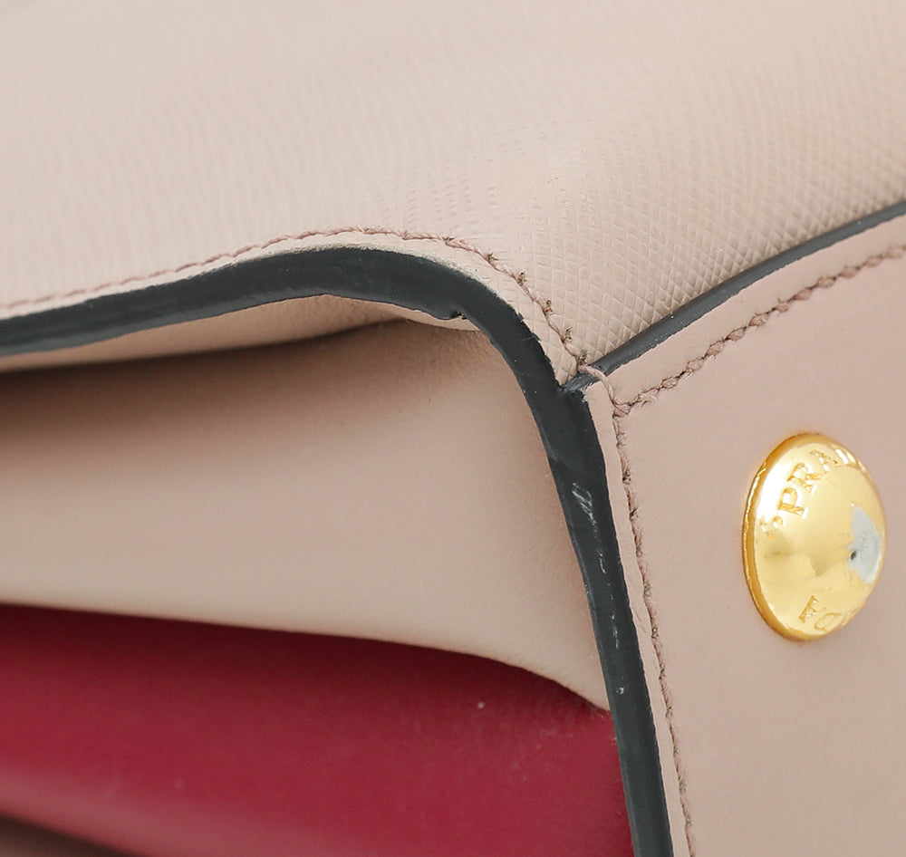 Prada Beige Cuir Bibliotheque Tote Bag-Prada-THE CLOSET