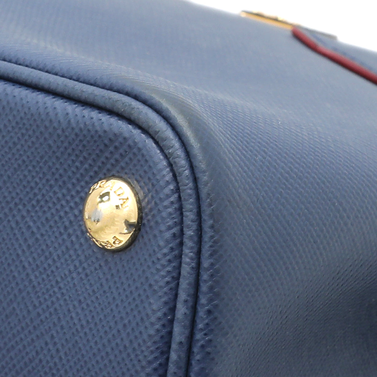 Prada Blue Cuir Double Medium Bag