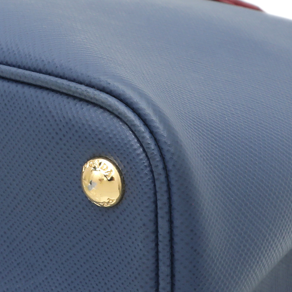 Prada Blue Cuir Double Medium Bag-Prada-THE CLOSET