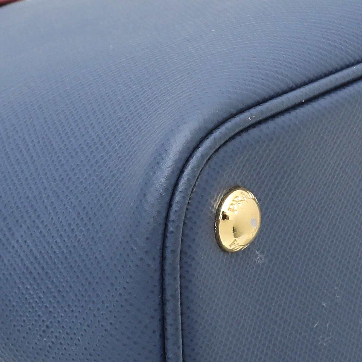 Prada Blue Cuir Double Medium Bag-Prada-THE CLOSET