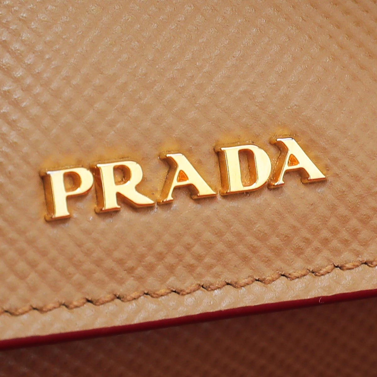 Prada Caramel Cuir Double Medium Bag-Prada-THE CLOSET