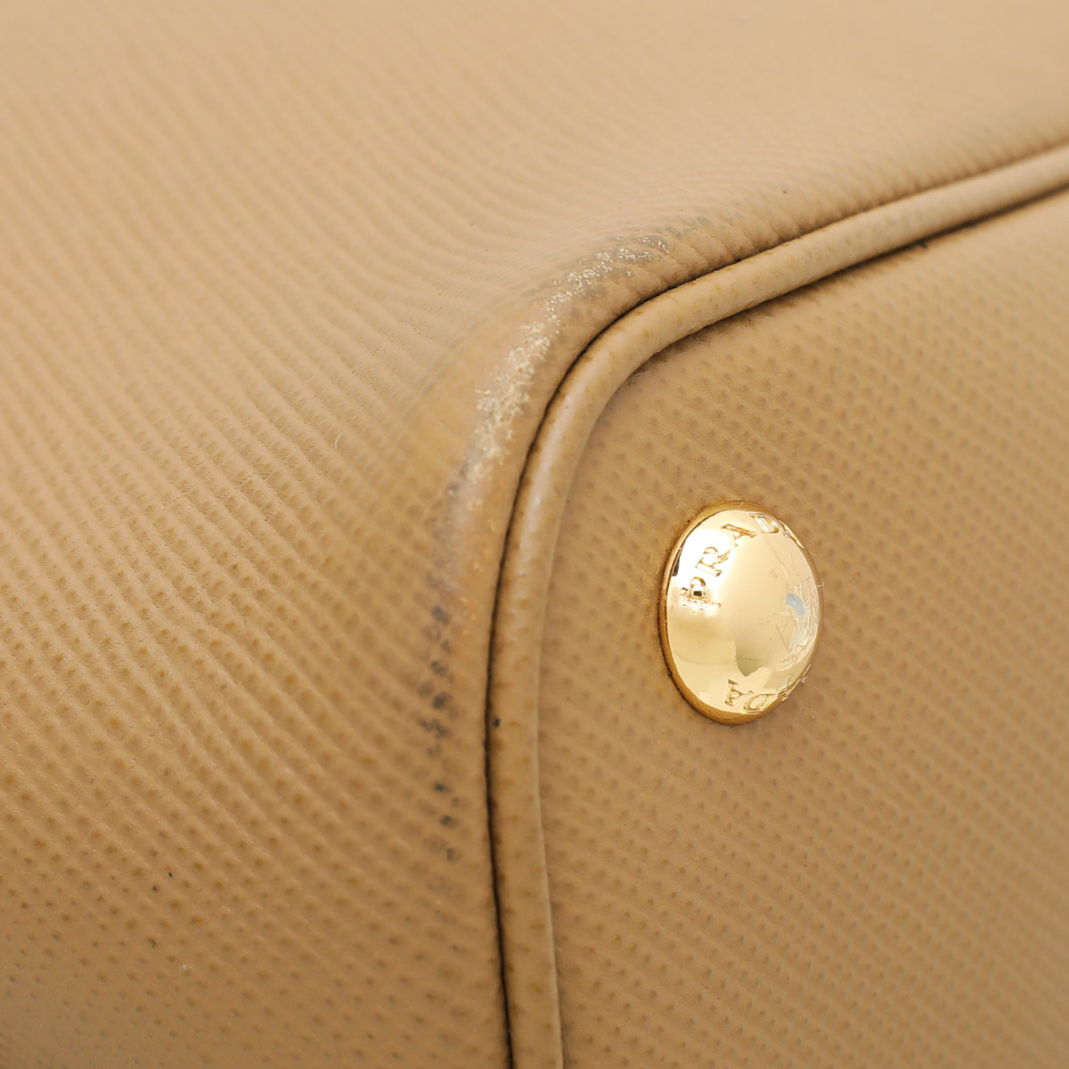 Prada Caramel Cuir Double Medium Bag-Prada-THE CLOSET