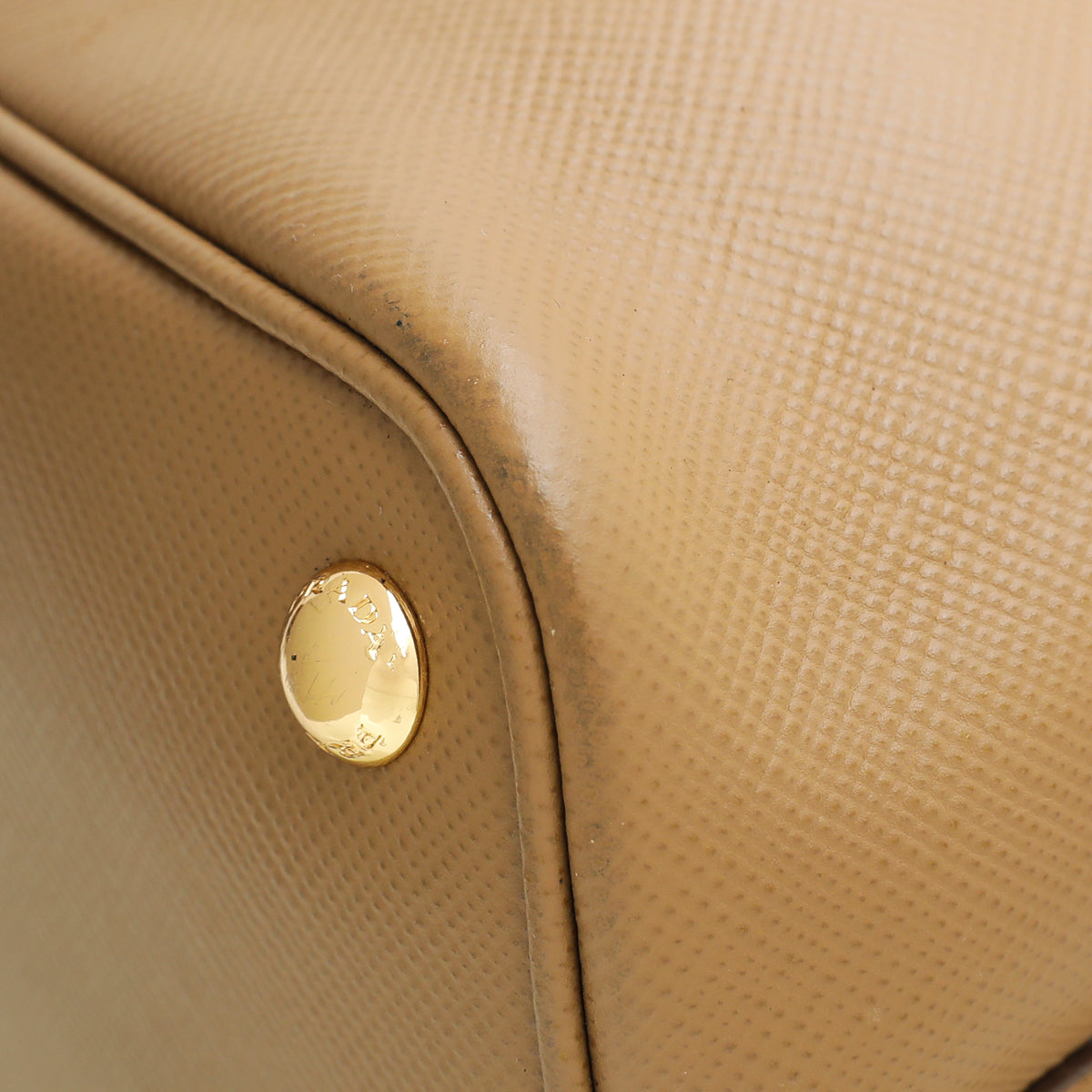 Prada Caramel Cuir Double Medium Bag-Prada-THE CLOSET