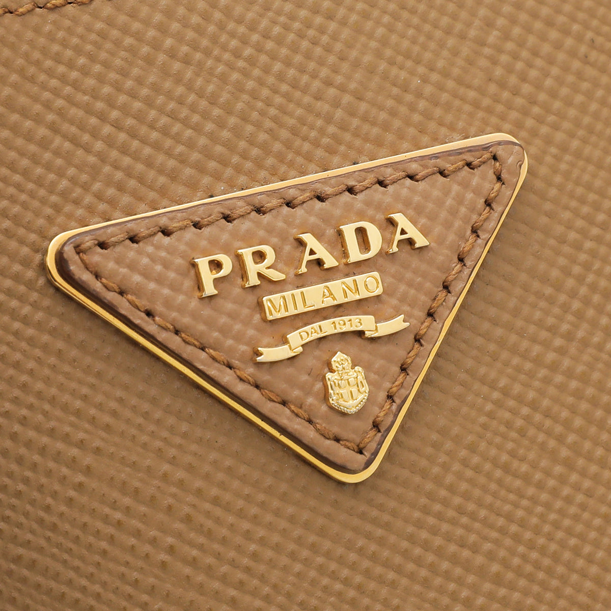 Prada Caramel Cuir Double Medium Bag-Prada-THE CLOSET