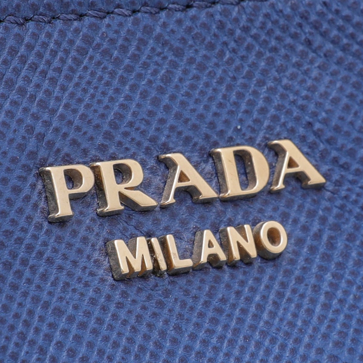 Prada Bluette Cuir Frone Zip Convertible Tote Top Handle Bag-Prada-THE CLOSET