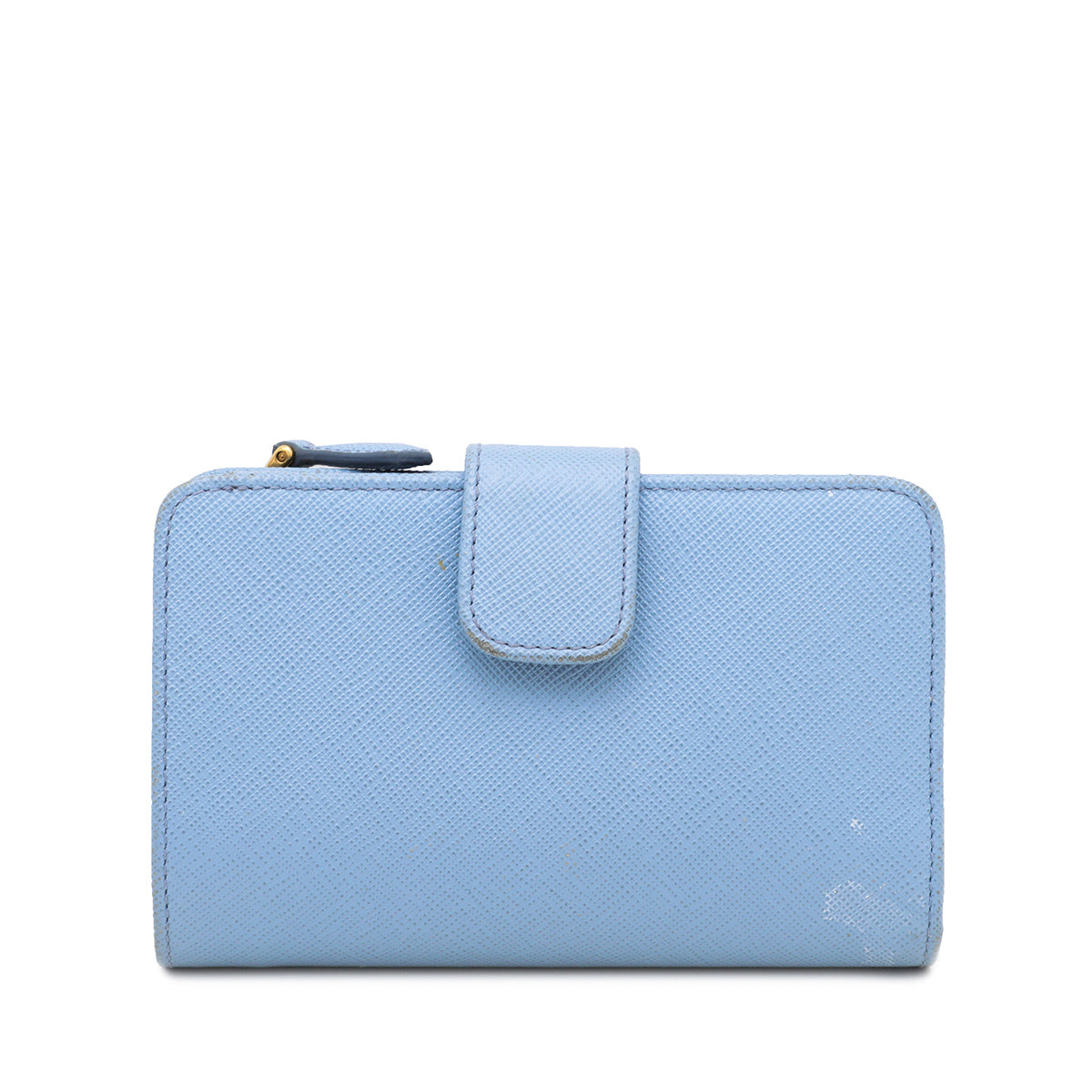 Prada Soft Blue French Medium Wallet