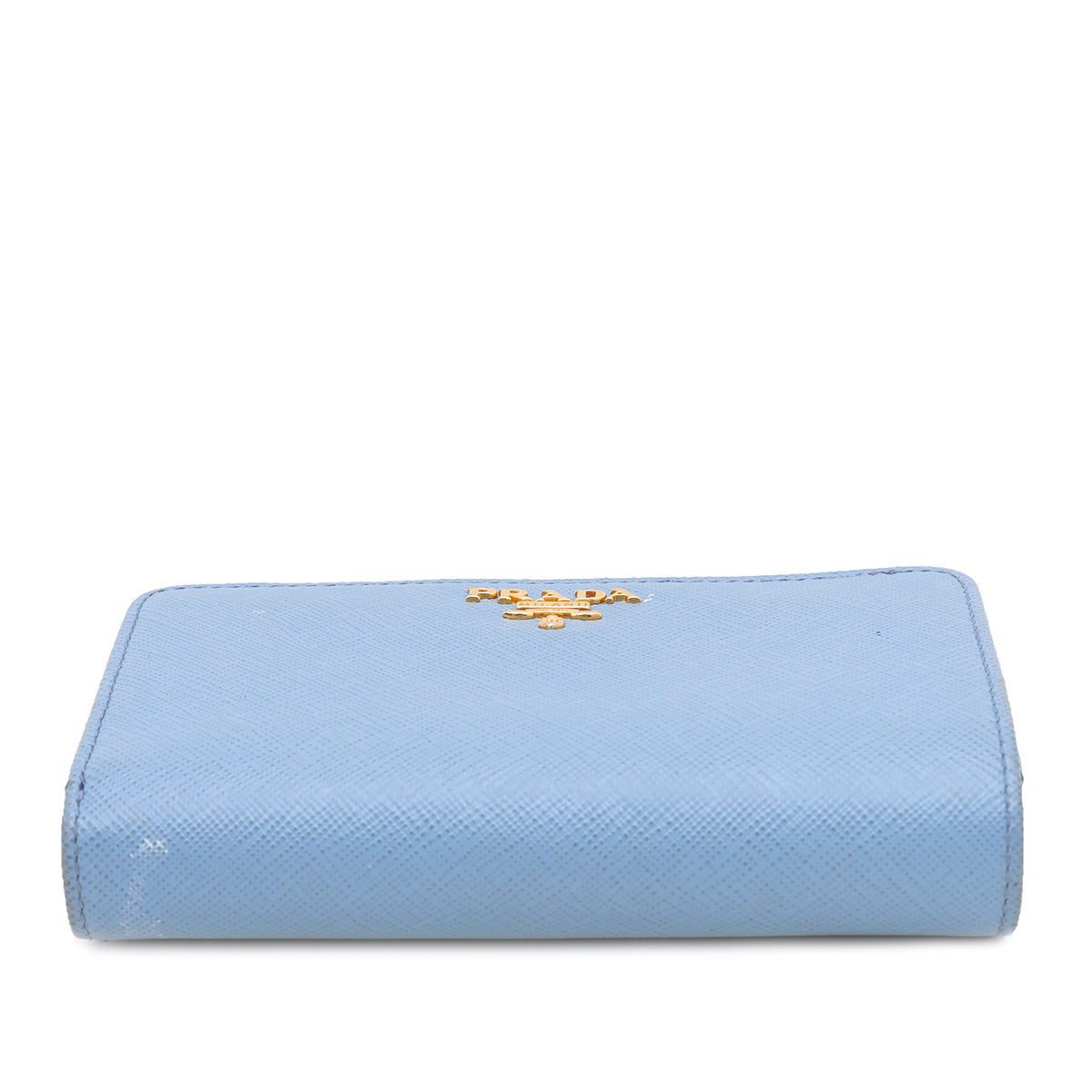Prada Soft Blue French Medium Wallet-Prada-THE CLOSET