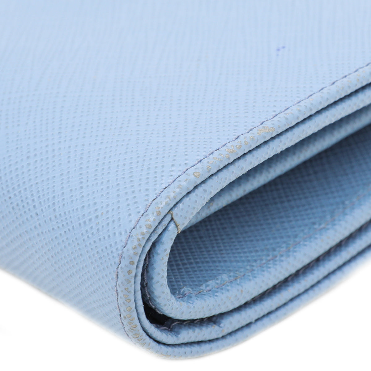 Prada Soft Blue French Medium Wallet-Prada-THE CLOSET