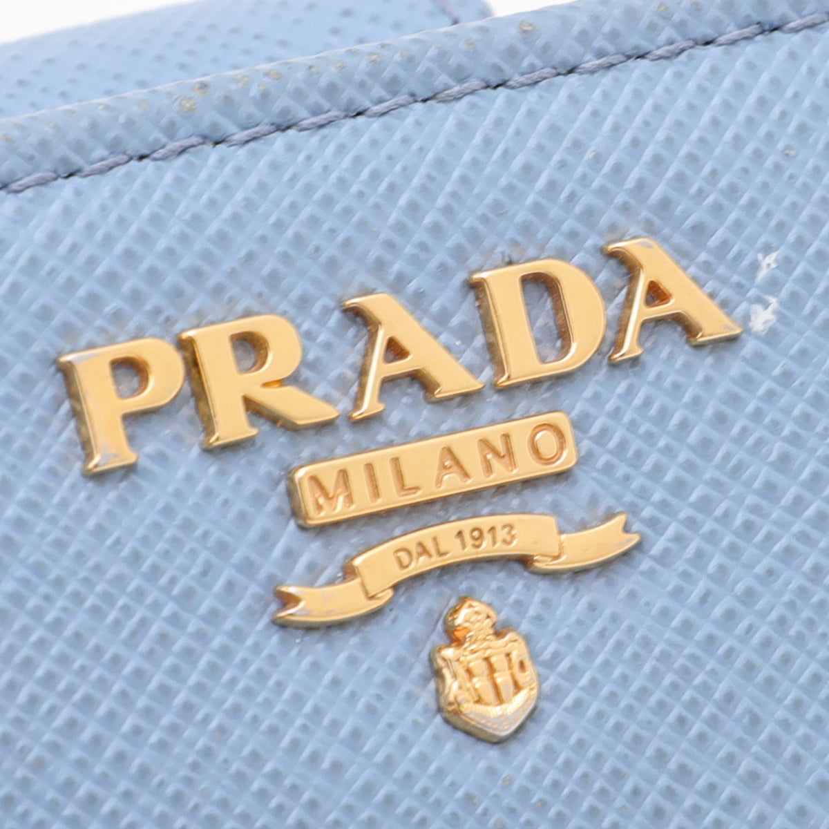 Prada Soft Blue French Medium Wallet-Prada-THE CLOSET