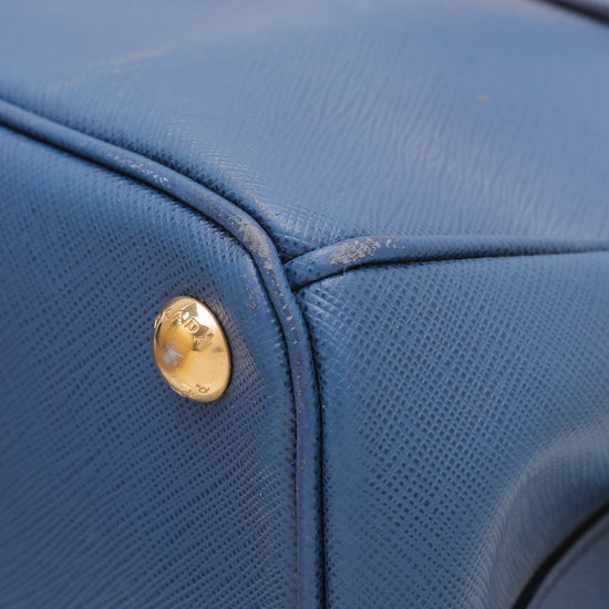 Prada Blue Galleria Lux Small Bag