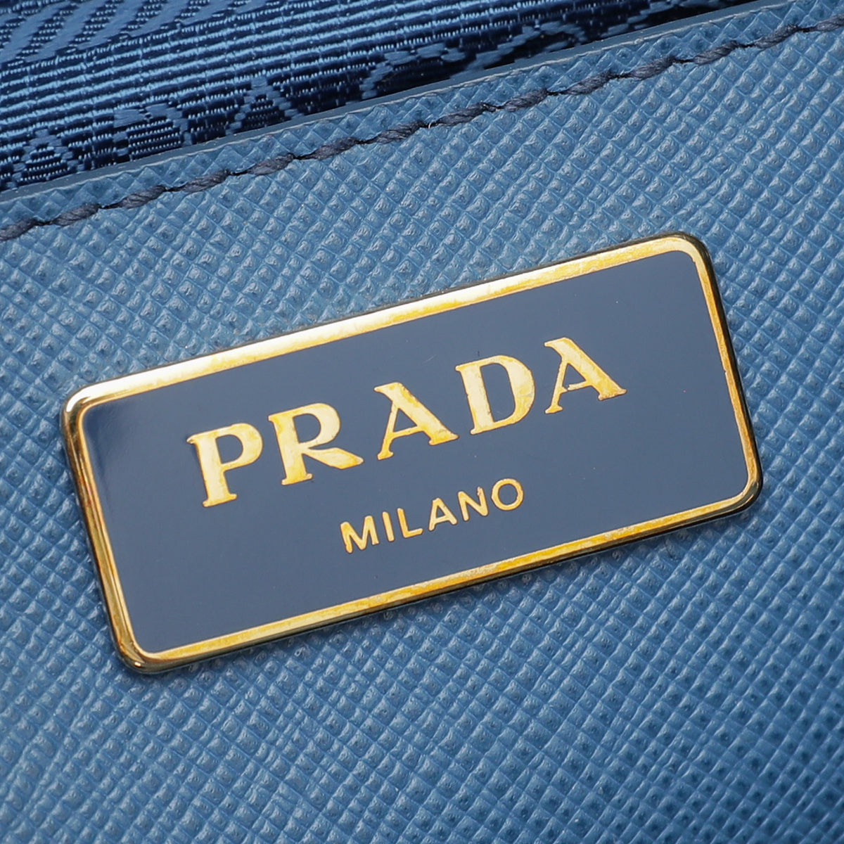 Prada Blue Open Promenade Tote Bag-Prada-THE CLOSET