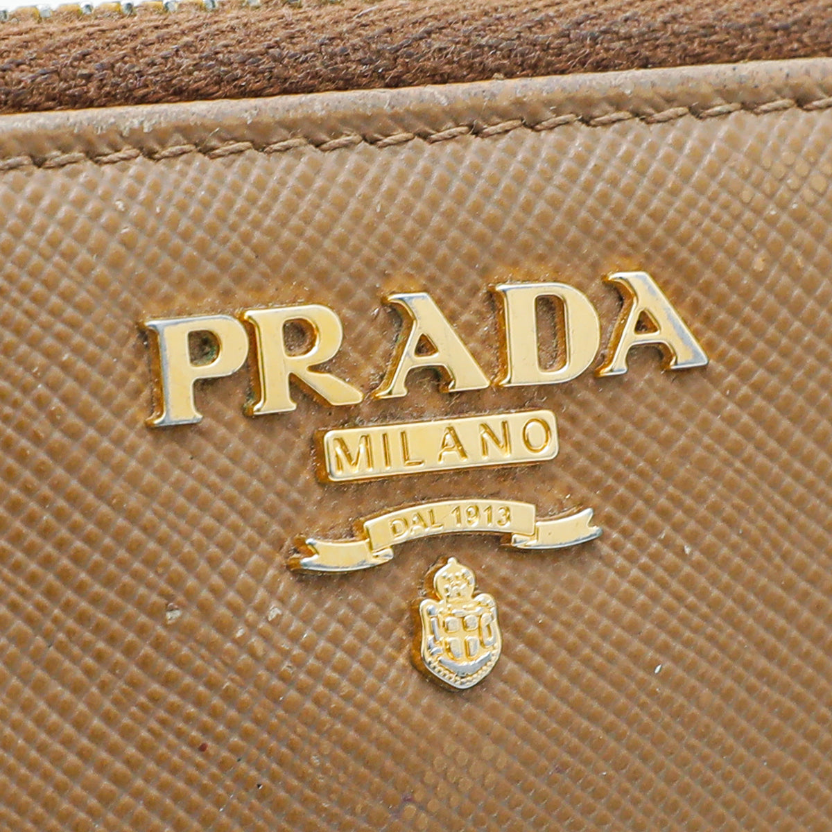 Prada Brown Zip Around Wallet-Prada-THE CLOSET